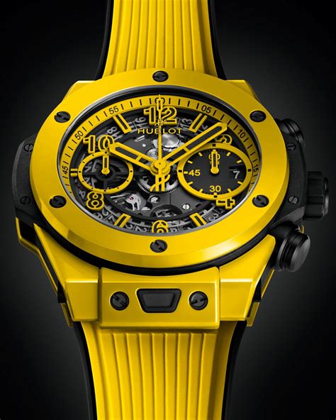 hublot yellow watch|Hublot watch for men.